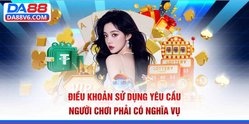 Điều khoản sử dụng yêu cầu người chơi phải có nghĩa vụ 